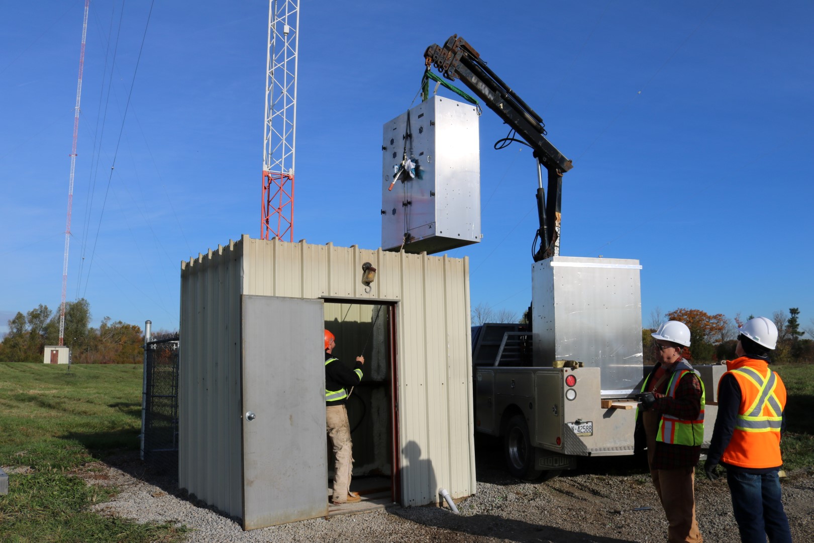 CJMR-CJYE: Lowering cabinets into ATU Buildings