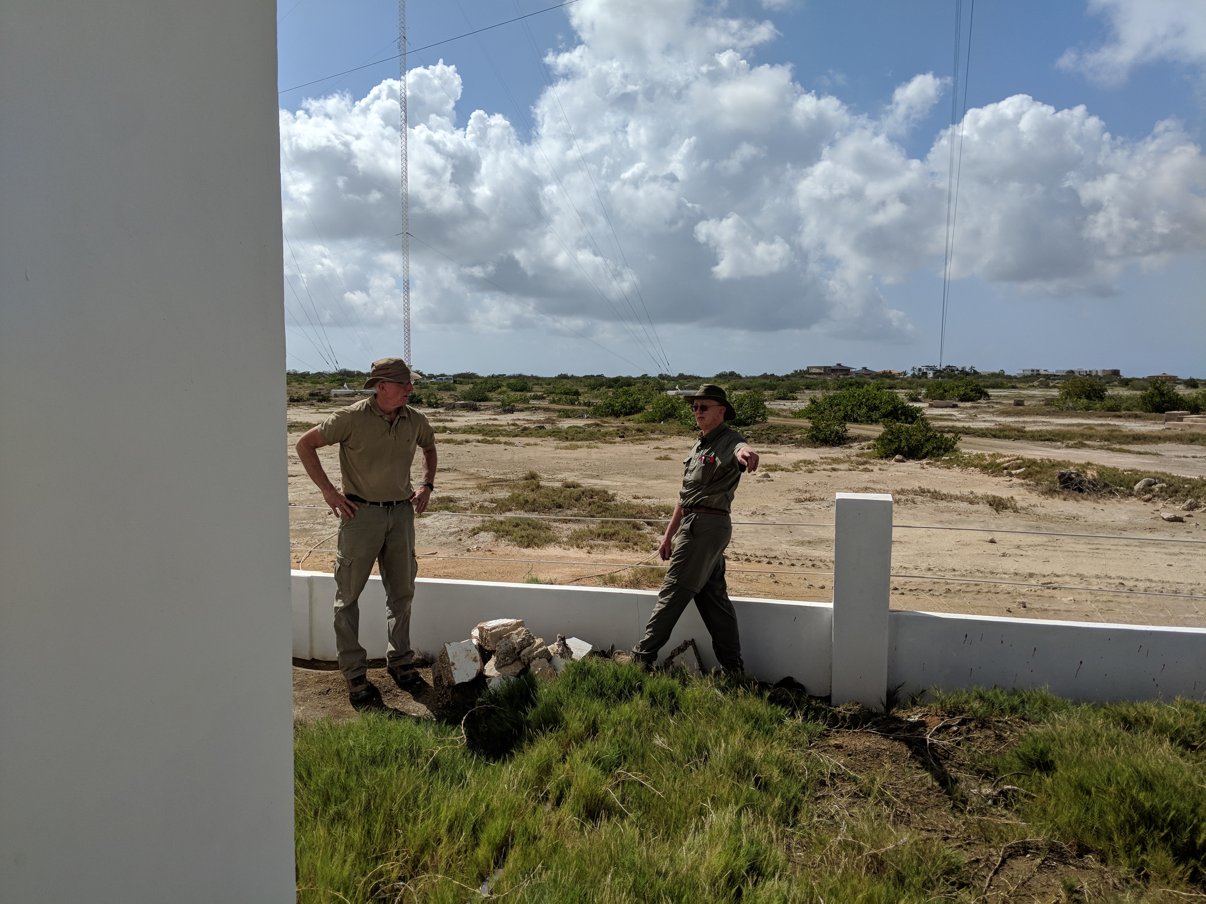 Tom King and Daryl Vandyken in their safari gear